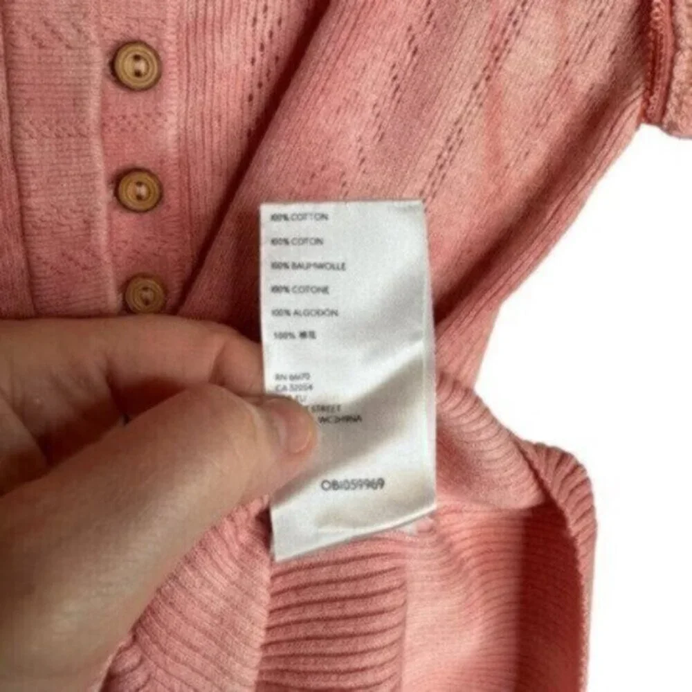 NWT Free People | Rory Henley Button Up Thermal Top Size Large
